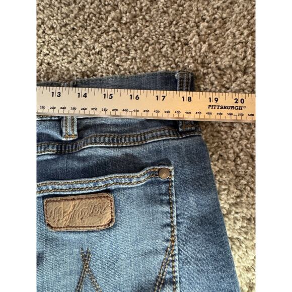 Wrangler Retro Relaxed Boot Mens 38X32(37X31)Jeans Western Workwear Blue WLT88CM - Picture 9 of 10